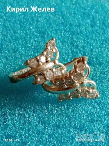 Нежни сребърни обеци във формата на ПЕПЕРУДА 🦋 с инкрустирани кристали 18703, снимка 6 - Обеци - 54104520