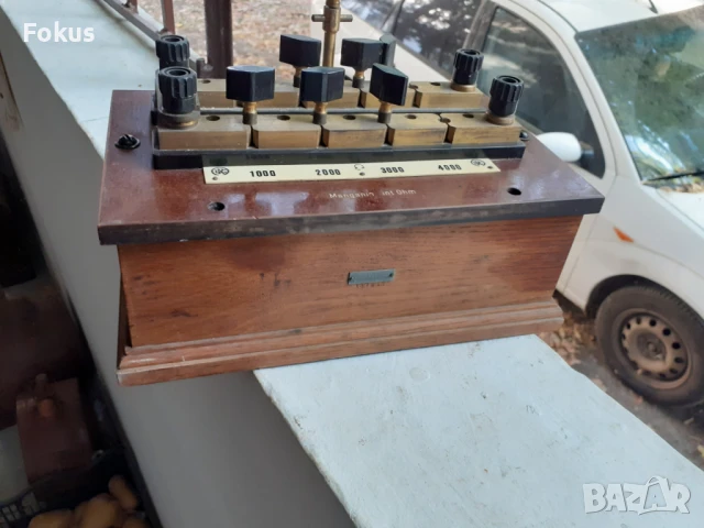 Стар антикварен реостат Gebr. Ruhstrat 19 в., снимка 5 - Антикварни и старинни предмети - 50919257