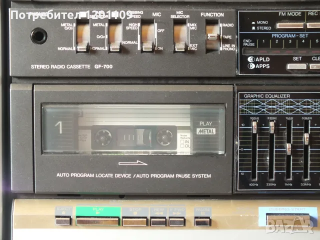 Продавам SHARP GF-700Z, снимка 9 - Радиокасетофони, транзистори - 56011637
