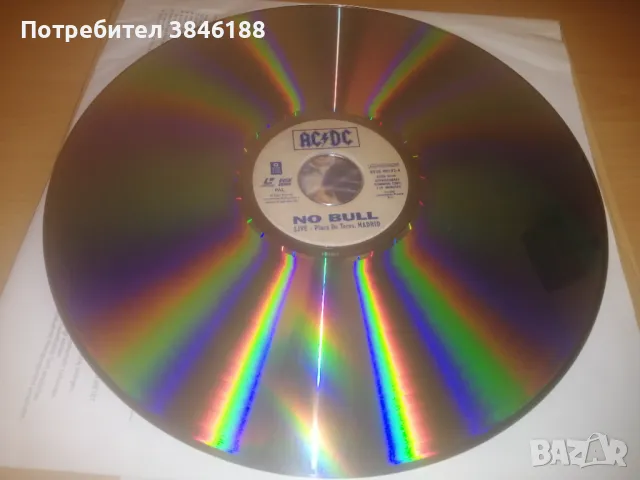 AC DC NO BULL Laserdisc, снимка 2 - Други жанрове - 47335190