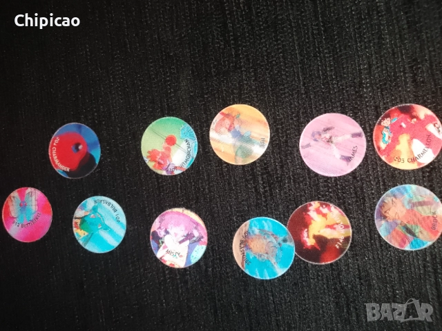 11 движещи се картинки от капачки меринда, снимка 5 - Колекции - 51725618