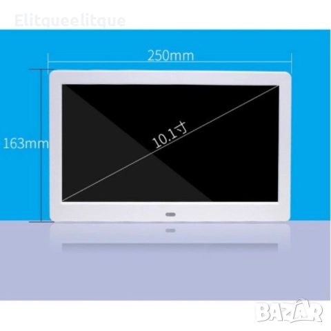 Дигитална фото рамка – 10 инча LCD екран 1024 x 600 px часовник аларма и календар, снимка 2 - Други стоки за дома - 52353816
