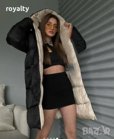 Дълго дамско зимно яке , снимка 4 - Якета - 49208169