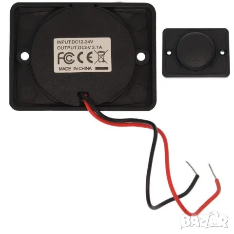 Монтажно автомобилно зарядно с 2 USB порта за 12V и 24V, снимка 2 - Аксесоари и консумативи - 55863017