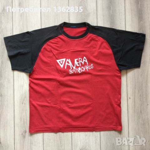 оригинална скейтърска тениска AVERA SKATEBOARDS размер XL / XXL от САЩ
