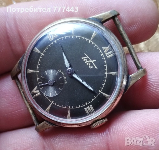 Военен часовник Telos, снимка 3 - Антикварни и старинни предмети - 54098401