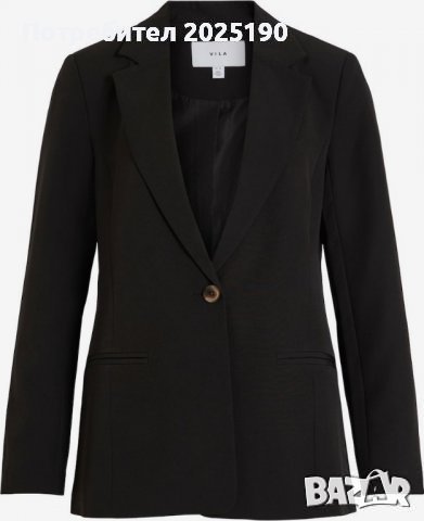 Дамско черно сако Н&М , снимка 1 - Сака - 42517499