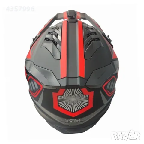 Кросова каска Automat, Black and Red, S, M, L и XL размер, снимка 4 - Аксесоари и консумативи - 50032127