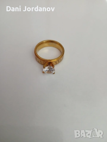 Позлатени пръстени , снимка 3 - Пръстени - 54225419
