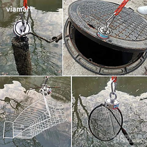 Двустранен неодимов магнит Matanto KNM48-2, 80 кг сила на притегляне, снимка 3 - Други инструменти - 53977779