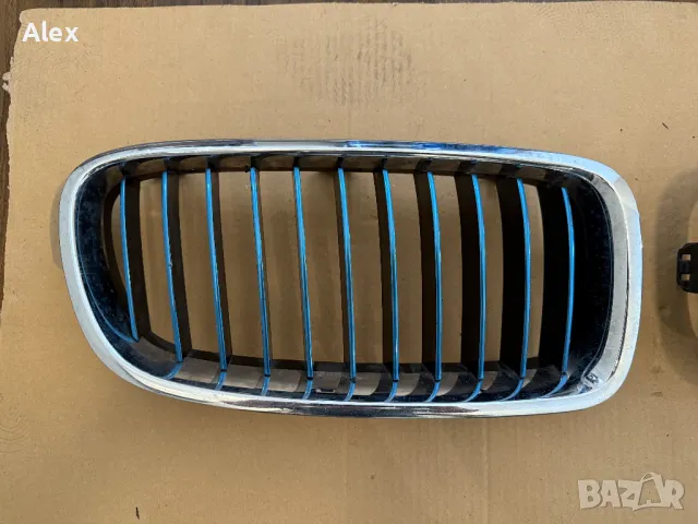 Бъбреци Решетки BMW F30/31 син хром оригинални, снимка 2 - Аксесоари и консумативи - 49962035