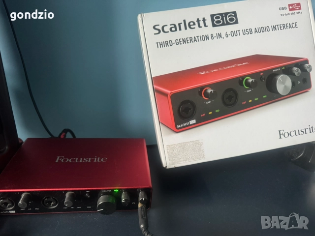 Focusrite Scarlett 8i6 трето поколение