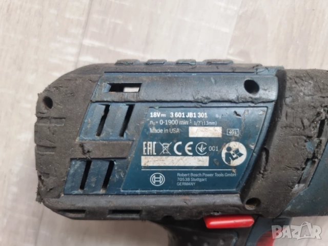 Ударен гайковерт BOSCH GDS 18V Li - HT и батерия 5А, снимка 4 - Винтоверти - 56325074