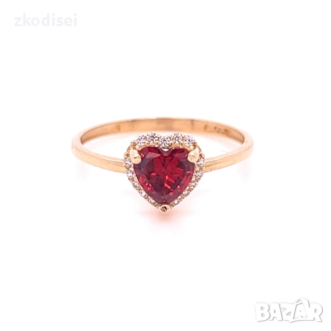 Златен дамски пръстен 1,50гр. размер:54 14кр. проба:585 модел:34472-5