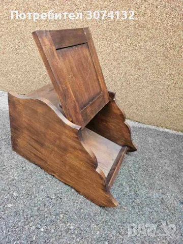 Ретро шкафче за дърва и въглища, снимка 3 - Шкафове - 49030136