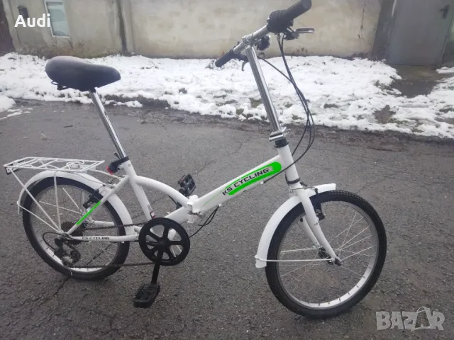 Сгъваем велосипед KS CUCLING CLASSIC Folding Bicycle 20 цолови капли. Внос от Германия. Лека алумини, снимка 11 - Велосипеди - 48431997