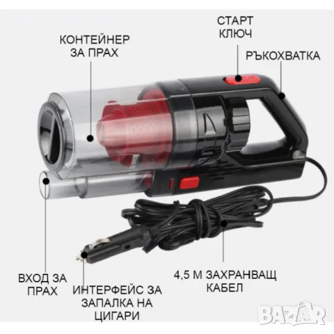 Опора за глава и врат за автомобил + ПОДАРЪК прахосмукачка SONRU 7000Pa, снимка 7 - Аксесоари и консумативи - 55800884