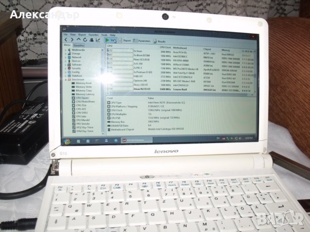 Дънна платка за лаптоп Lenovo IdeaPad S10 работеща, снимка 3 - Части за лаптопи - 29781346