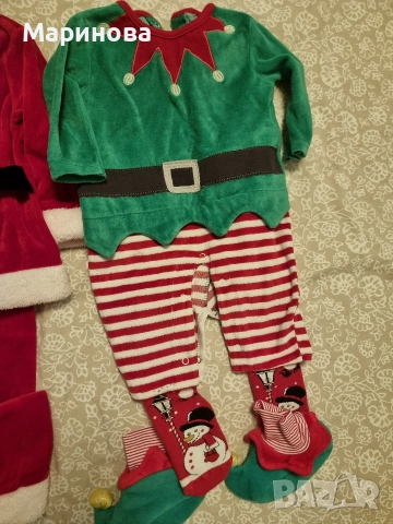Бебешки коледен комплект лот, снимка 3 - Комплекти за бебе - 52830413