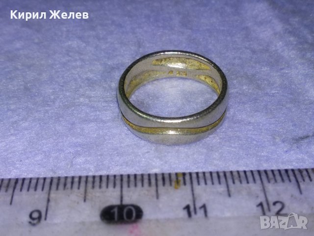 КРАСИВО ОРНАМЕНТИРАН АНГЛИЙСКИ СРЕБЪРЕН ВИНТИДЖ ПРЪСТЕН СРЕБРО 925 РЪЧНА ИЗРАБОТКА Тип ХАЛКА 40166, снимка 15 - Пръстени - 42795324