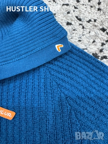 Мъжки вълнен пуловер LANULVA. Размер L, снимка 8 - Пуловери - 52676711