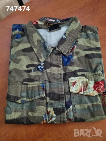 Камуфлажна риза тип дънкова, ХЛ, нова