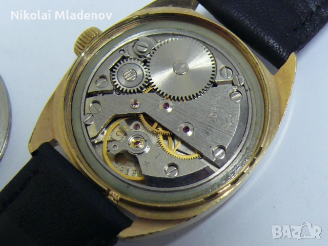 Съветски РАКЕТА Позлатен Мъжки ръчен часовник, работещ, снимка 16 - Мъжки - 51947231