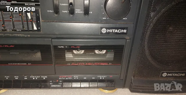 Hitachi MS-W600E Stereo Radio Cassette Recorder , снимка 5 - Радиокасетофони, транзистори - 56144273