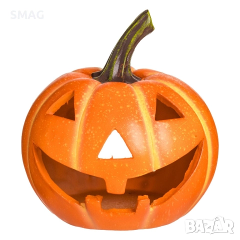 Halloween / Хелоуин декоративна тиква от полирезин, Ø25x27 см_1256063