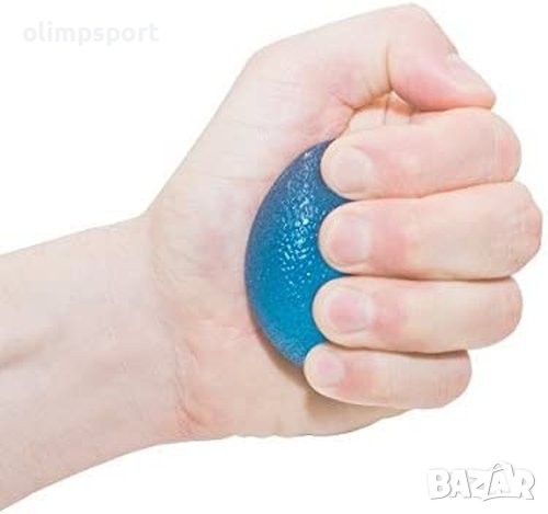 Топка за сила , 5.3 см, Синя,черна , снимка 3 - Фитнес уреди - 39498188