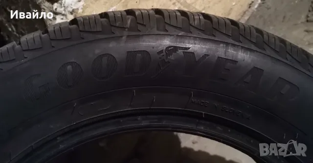 Продавам 2 броя зимни гуми 195.65.15 на 1 сезон дот 2021 Goodyear , снимка 4 - Гуми и джанти - 56222213