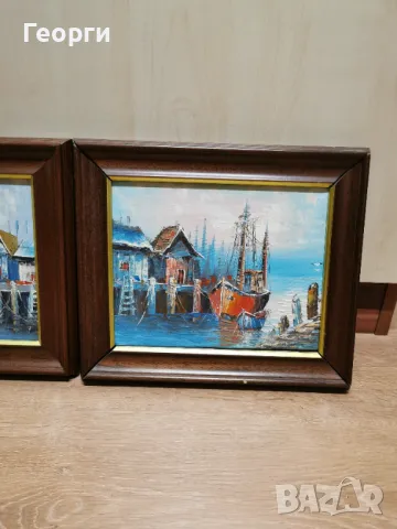 3 бр. Картини с маслени бои, снимка 4 - Картини - 48513825