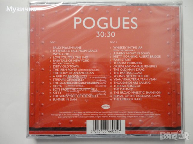 The Pogues/30:30 The Essential Collection 2CD, снимка 2 - CD дискове - 37678955