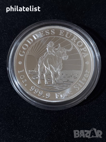 Чад 2023 - 1 OZ - 5000 франка CFA - Богиня Европа – Сребърна монета