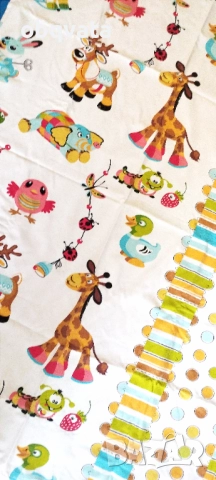 Детски/бебешки спален комплект OYUN BAHCESI 100% Памук, Ранфорс, снимка 3 - Спално бельо и завивки - 51886583