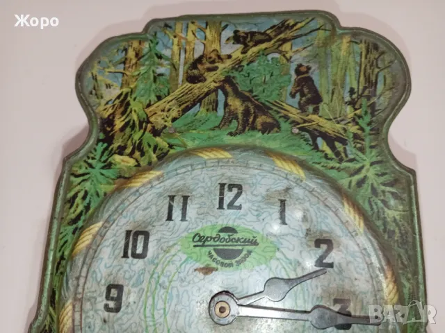 Сердобский завод стенен примитивен с мечета 60те СССР Работещ, снимка 7 - Антикварни и старинни предмети - 48693963