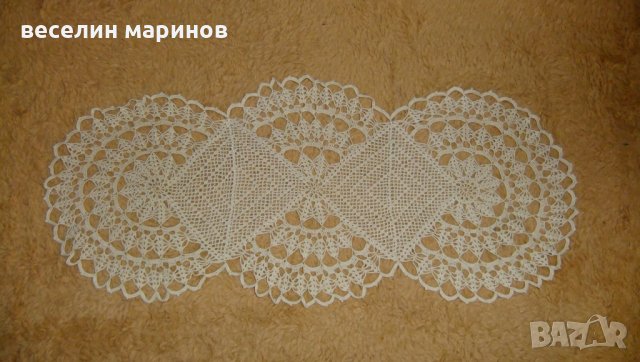Каренца и покривки за маса плетени на една кука, снимка 8 - Покривки за маси - 31802966