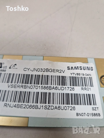 SAMSUNG GU32T5379CU TCON BOARD 47-6021043 PANEL CY-JN032BGER2V, снимка 4 - Части и Платки - 53987885