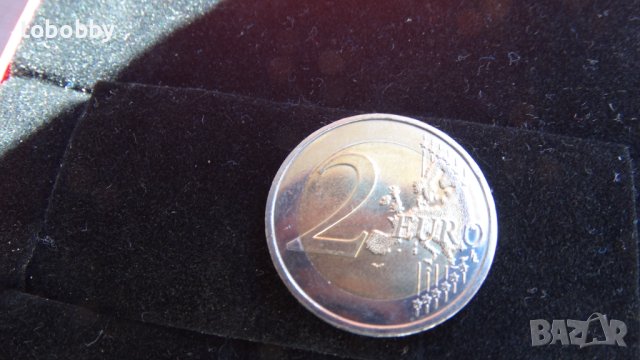 Френска монета 2евро, Шарл дьо Гол, възпоменателна 50г. от смъртта му, снимка 2 - Нумизматика и бонистика - 40576013