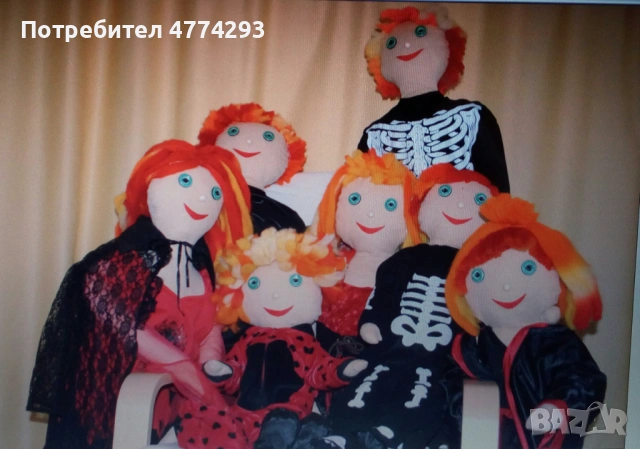 Кукли за декорация или художествена инсталация - 8 броя, по 5 евро едната. , снимка 2 - Декорация за дома - 53963777
