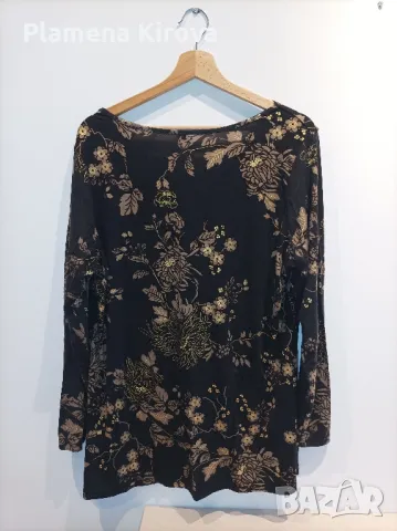 Дамска блуза от памук, размер L, снимка 2 - Блузи с дълъг ръкав и пуловери - 47454477