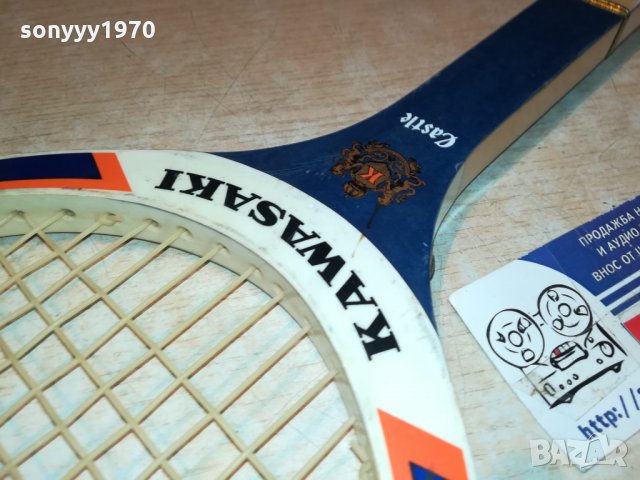 KAWASAKI-MADE BY K.KАWASAKI RACKET-SWISS 0512211257, снимка 5 - Колекции - 35034980