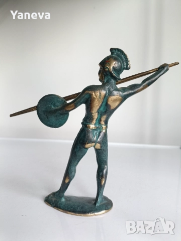 Гладиатор, бронзова статуетка от Италия. , снимка 5 - Статуетки - 52739095