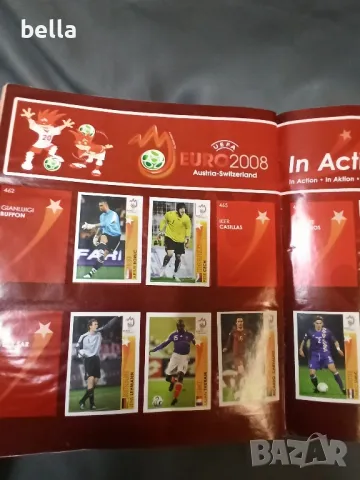  КОЛЕКЦИОНЕРСКИ АЛБУМ ФУТБОЛ UEFA EURO 2008, снимка 10 - Антикварни и старинни предмети - 49236332