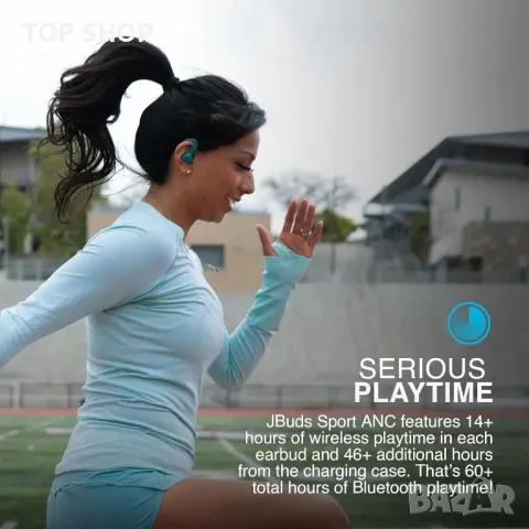 Слушалки JLab JBuds Sport ANC 4 с активно шумопотискане, 60 часа, IP66, снимка 4 - Безжични слушалки - 49566652