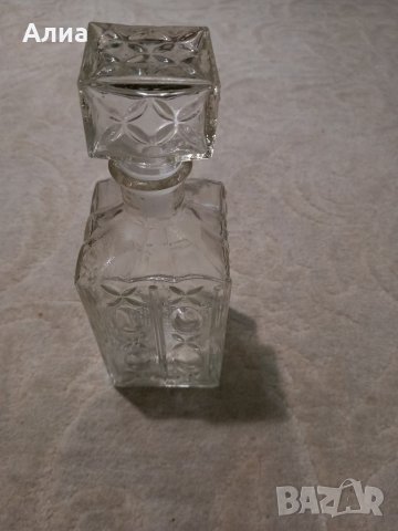 Стъклено шише - гарафа,, снимка 2 - Други - 35370071