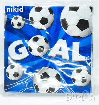 goal Гол футболни футбол 10 парти салфетки рожден ден, снимка 2 - Други - 40833550