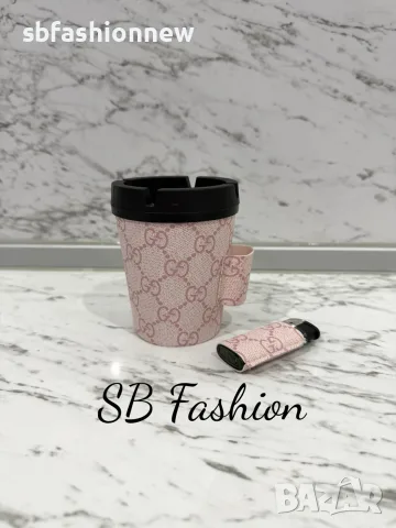 Налични пепелници със запалка Louis Vuitton и Gucci, снимка 2 - Подаръци за жени - 56081477
