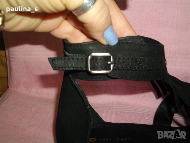 Два чифта / Маркови сандали "Roxy heart" естествен набук и "VRS" / N 38, снимка 5 - Сандали - 29405307