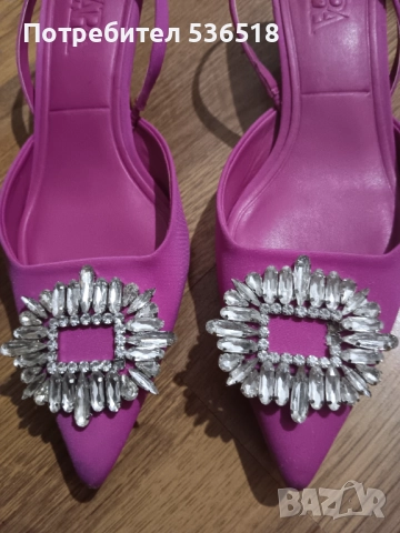 Дамски сандали на нисък ток Zara, снимка 2 - Сандали - 52189577